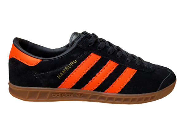Adidas Hamburg черные с оранжевым (40-45)