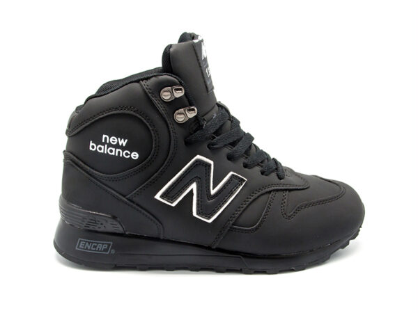 New Balance 1300 нубук с натуральным мехом черные (36-46)