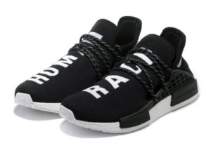 Adidas NMD Human Race черные с белым