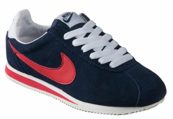 Nike Cortez замшевые темно-синие с красным (40-45)