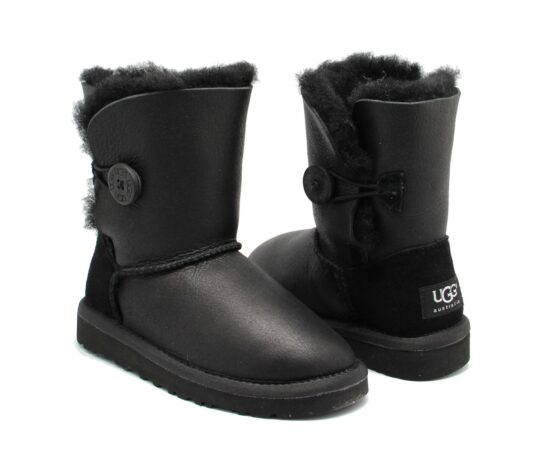 Зимние Ботинки UGG Bailey с мехом черные (35-40)
