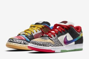 Nike SB Dunk Low "What The Paul" разноцветные кожа-нубук мужские-женские (35-44)